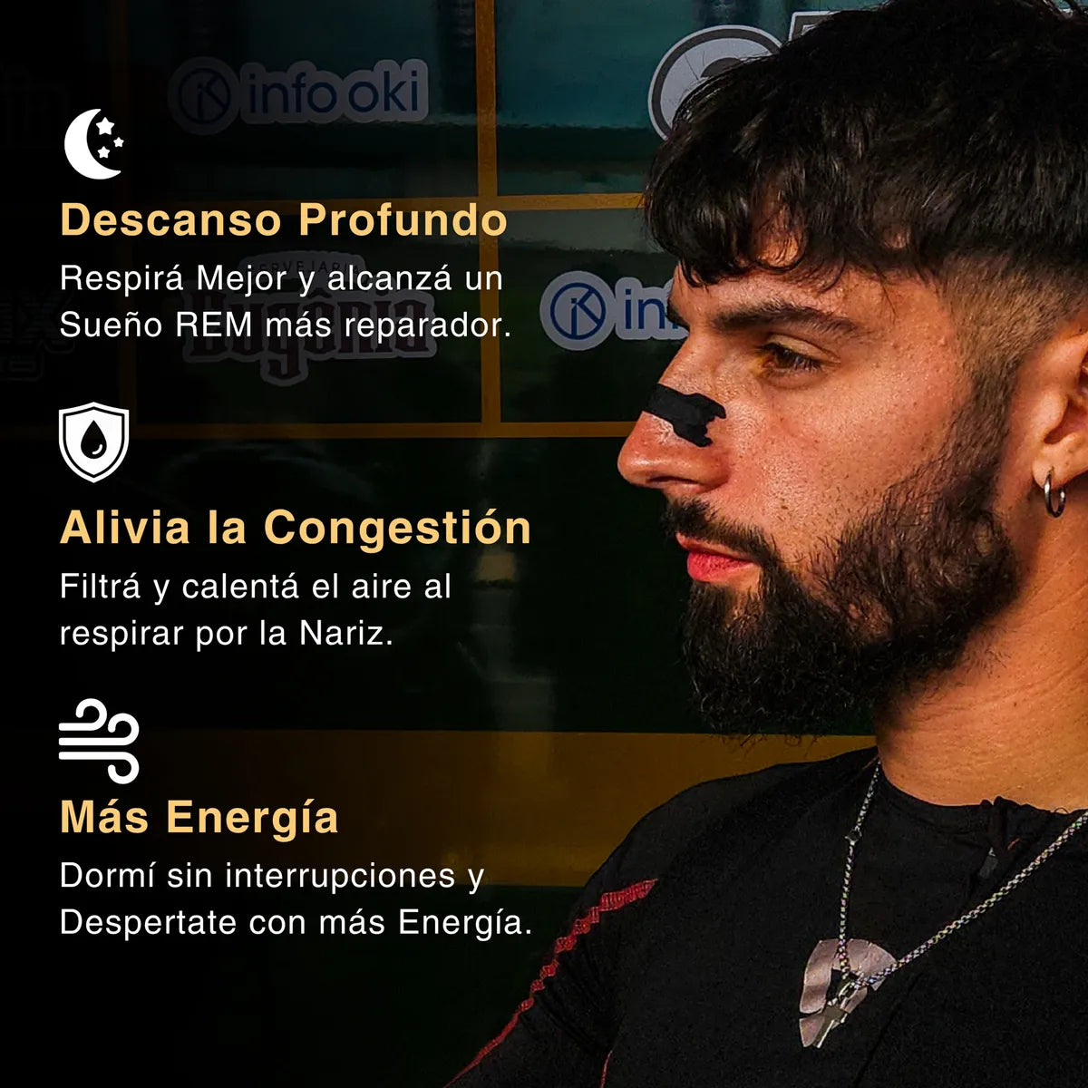 Banditas Nasales x30